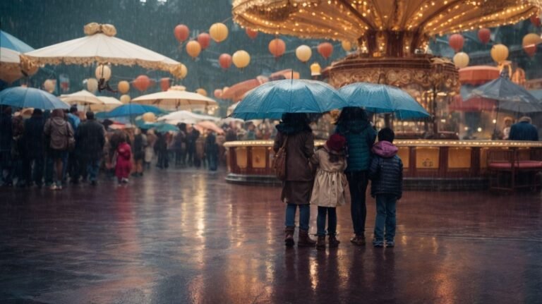 Disneyland on a Rainy Day with Kids